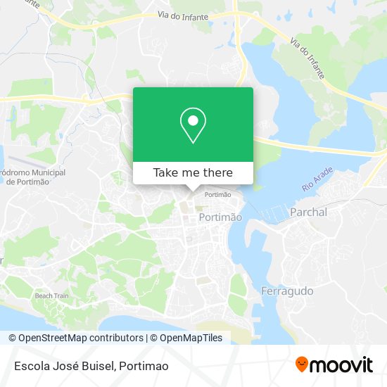 Escola José Buisel mapa