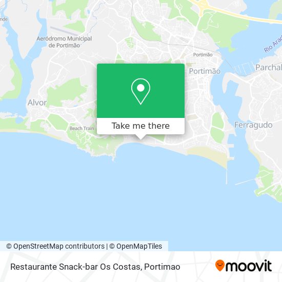 Restaurante Snack-bar Os Costas mapa
