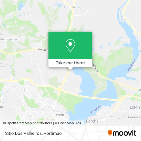 Sitio Dos Palheiros map