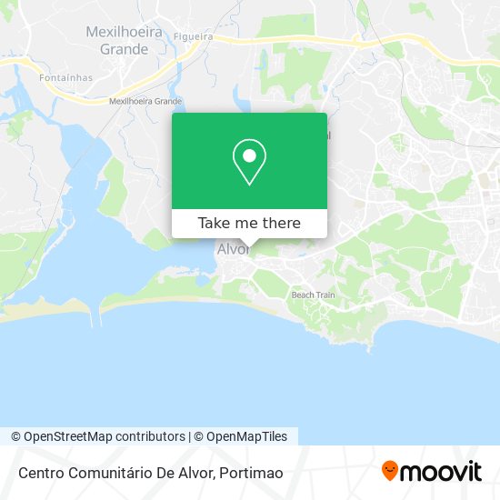 Centro Comunitário De Alvor mapa