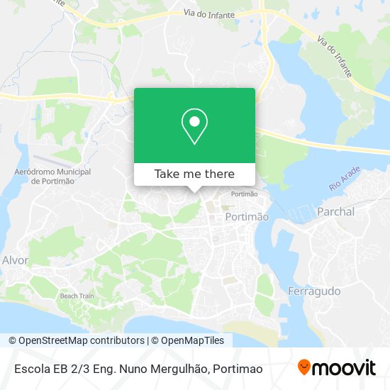 Escola EB 2 / 3 Eng. Nuno Mergulhão map