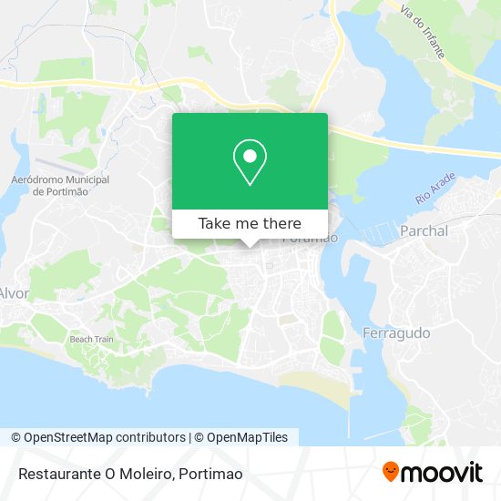 Restaurante O Moleiro mapa