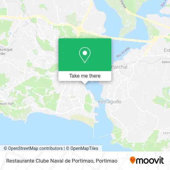 Restaurante Clube Naval de Portimao map