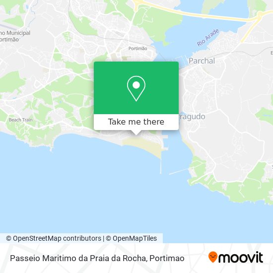 Passeio Maritimo da Praia da Rocha map