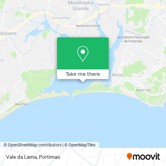 Vale da Lama mapa