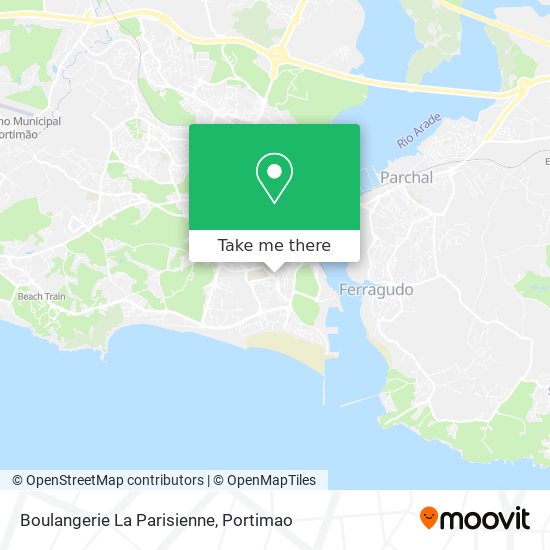 Boulangerie La Parisienne mapa