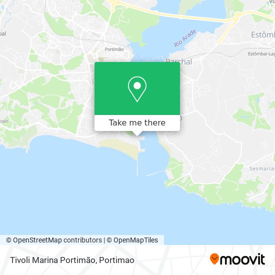 Tivoli Marina Portimão map
