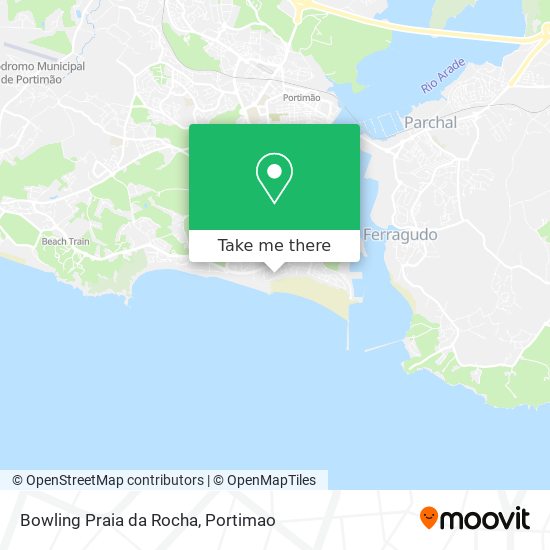 Bowling Praia da Rocha map