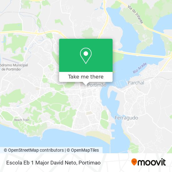 Escola Eb 1 Major David Neto mapa