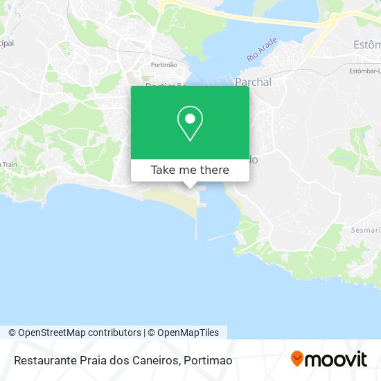 Restaurante Praia dos Caneiros map