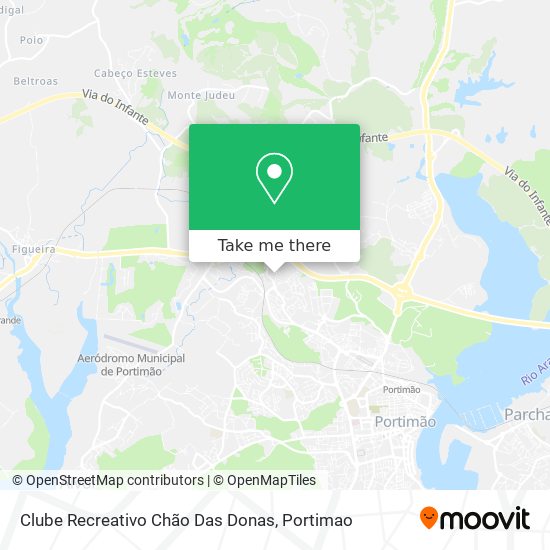 Clube Recreativo Chão Das Donas map