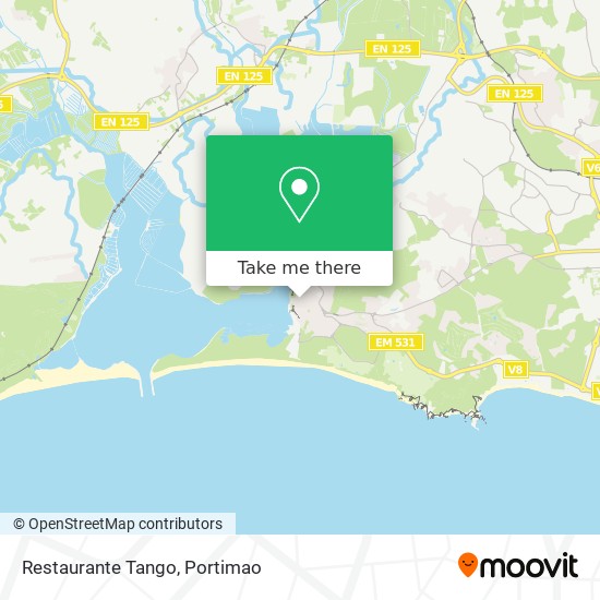 Restaurante Tango map