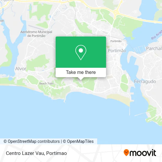 Centro Lazer Vau map