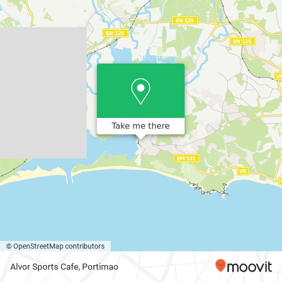 Alvor Sports Cafe map