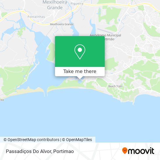 Passadiços Do Alvor map