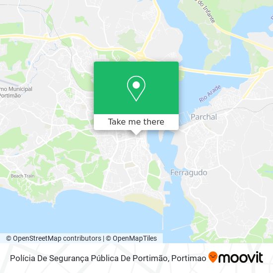 Polícia De Segurança Pública De Portimão map