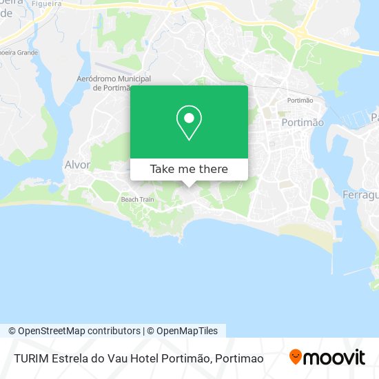 TURIM Estrela do Vau Hotel Portimão mapa