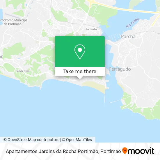 Apartamentos Jardins da Rocha Portimão map
