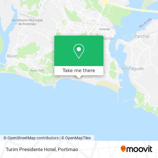 Turim Presidente Hotel map