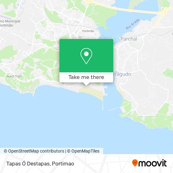 Tapas Ó Destapas map