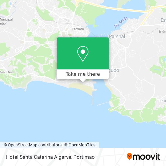 Hotel Santa Catarina Algarve map