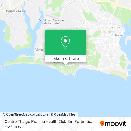 Centro Thalgo Prainha Health Club Em Portimão mapa