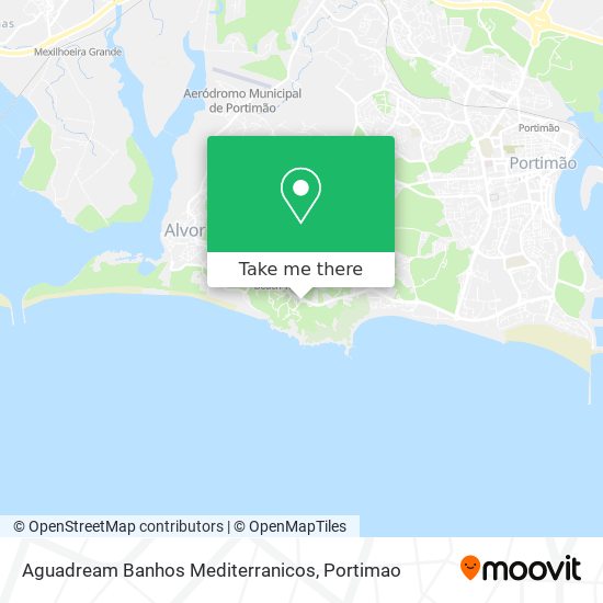 Aguadream Banhos Mediterranicos mapa