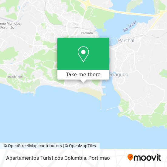 Apartamentos Turísticos Columbia mapa