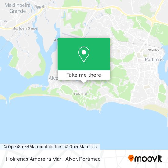 Holiferias Amoreira Mar - Alvor map