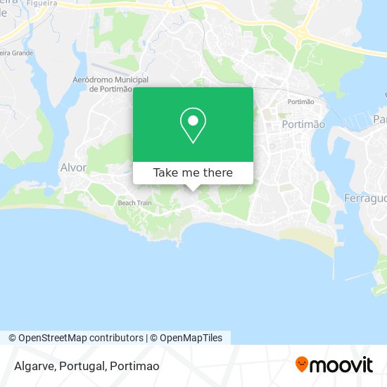 Algarve, Portugal map