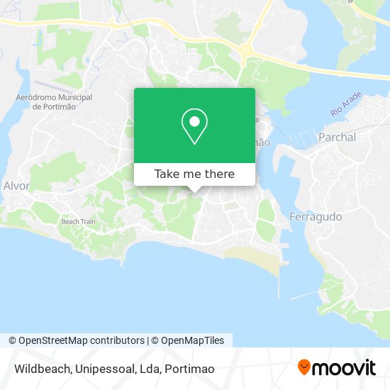 Wildbeach, Unipessoal, Lda mapa