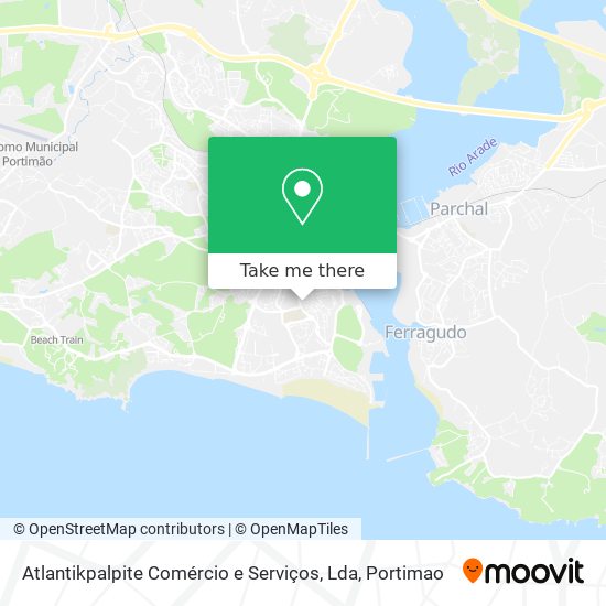 Atlantikpalpite Comércio e Serviços, Lda map
