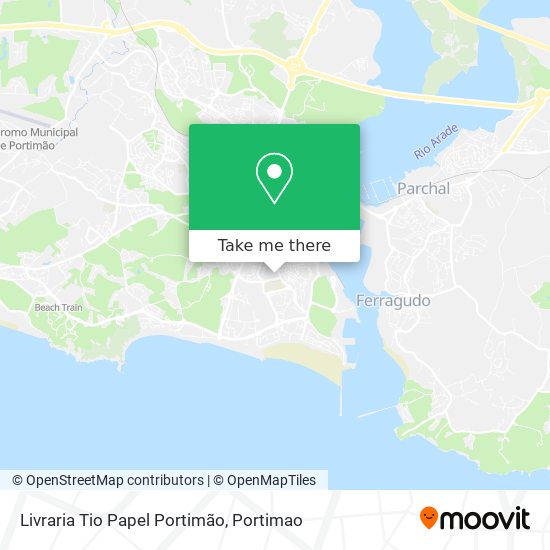Livraria Tio Papel Portimão map