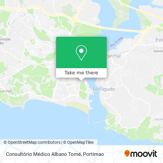 Consultório Médico Albano Tomé map