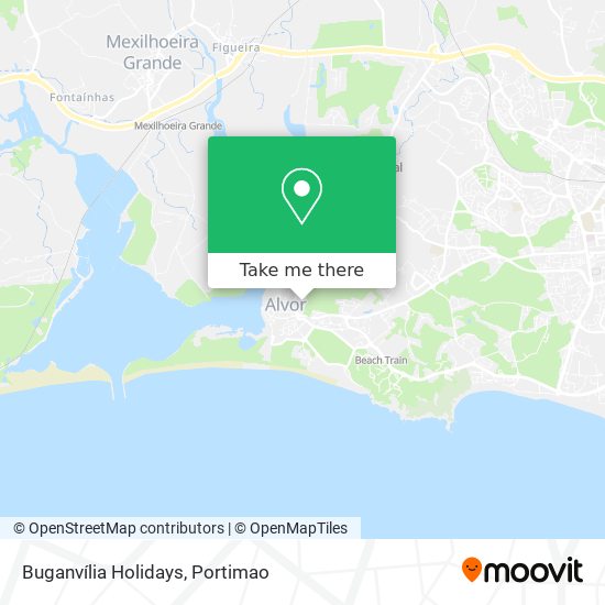 Buganvília Holidays mapa