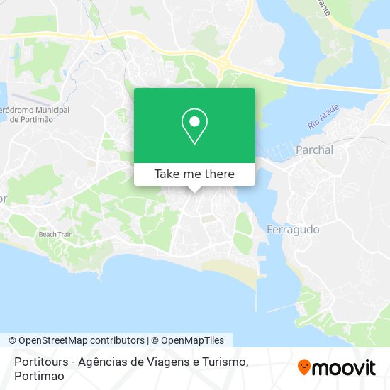 Portitours - Agências de Viagens e Turismo mapa