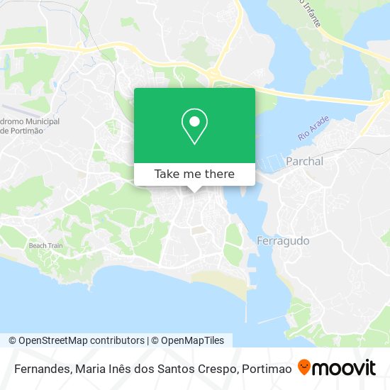 Fernandes, Maria Inês dos Santos Crespo map
