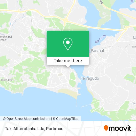Taxi Alfarrobinha Lda mapa