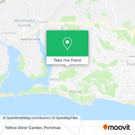 Yellow Alvor Garden mapa