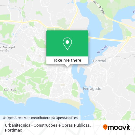 Urbanitecnica - Construções e Obras Publicas map