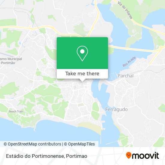 Estádio do Portimonense map