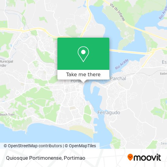 Quiosque Portimonense map