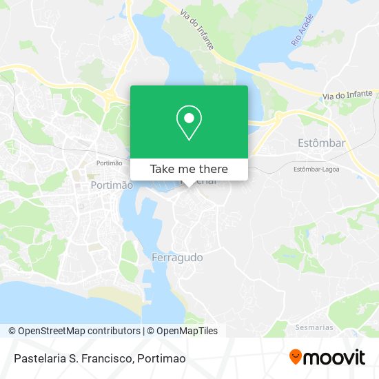 Pastelaria S. Francisco map