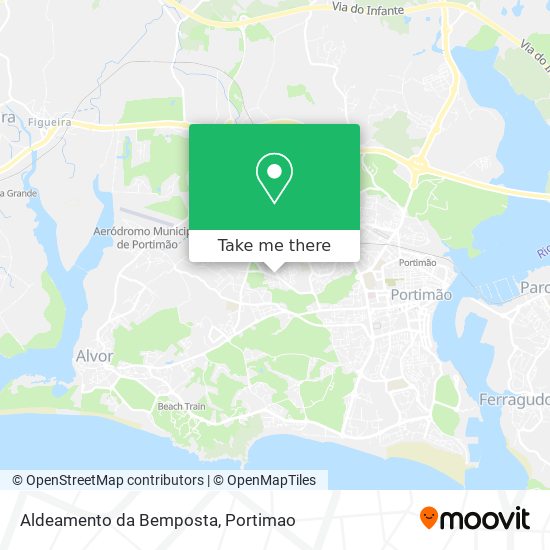Aldeamento da Bemposta map