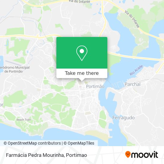 Farmácia Pedra Mourinha mapa