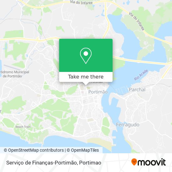 Serviço de Finanças-Portimão map