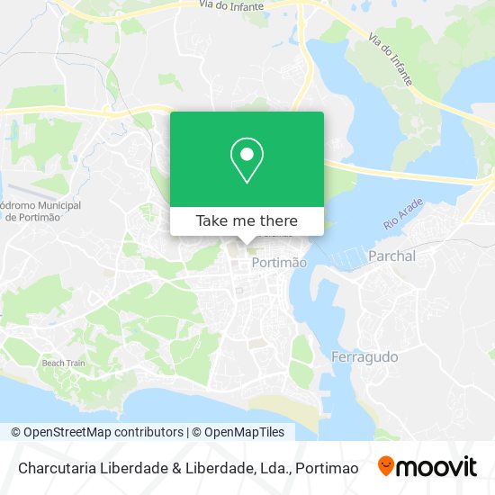 Charcutaria Liberdade & Liberdade, Lda. mapa