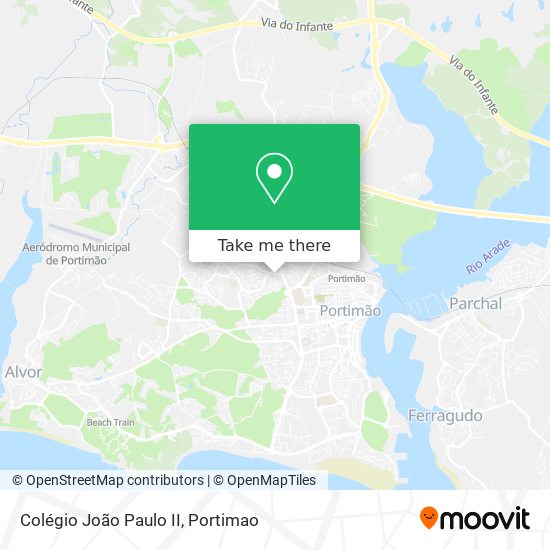 Colégio João Paulo II mapa
