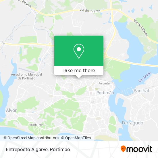 Entreposto Algarve mapa