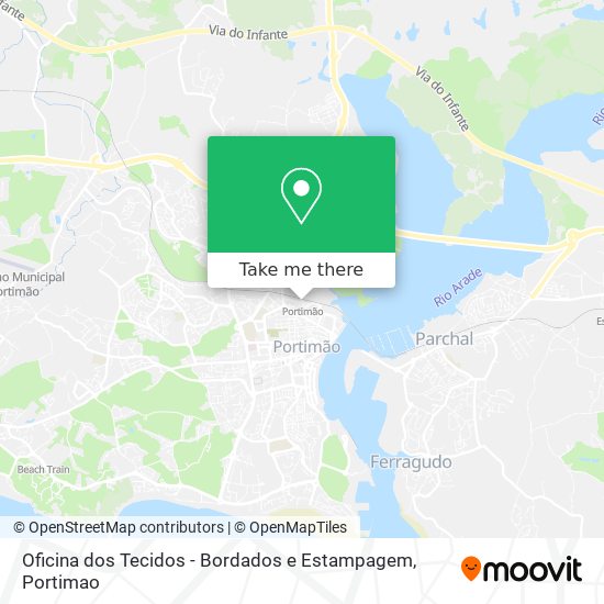 Oficina dos Tecidos - Bordados e Estampagem mapa